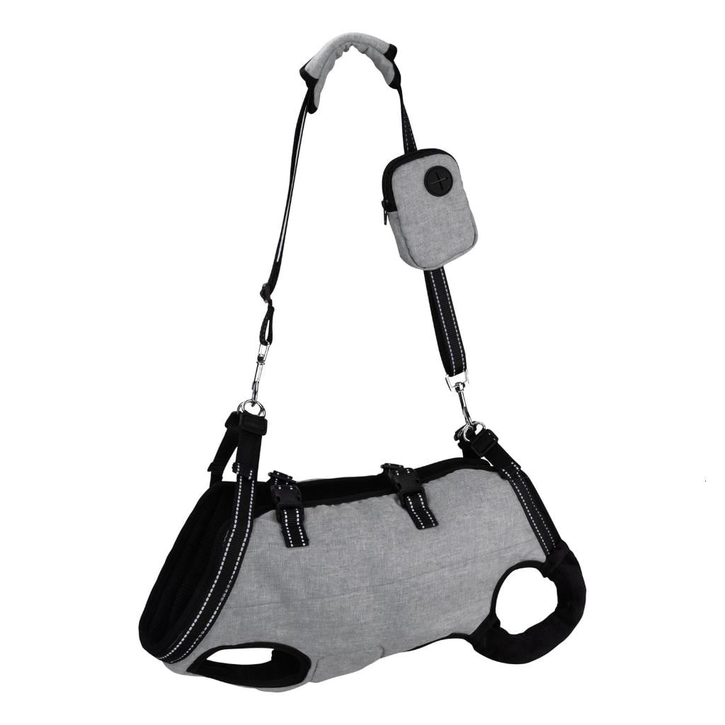 Tibvox Elderly Dog Supportive Vests Lift Harness For Outdoor Walking Rehabilitation