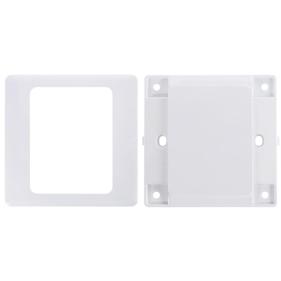 Tibvox Electric Wall Switch Socket Blank Cover Panel Whiteboard ABS Outlet Plate Bezel