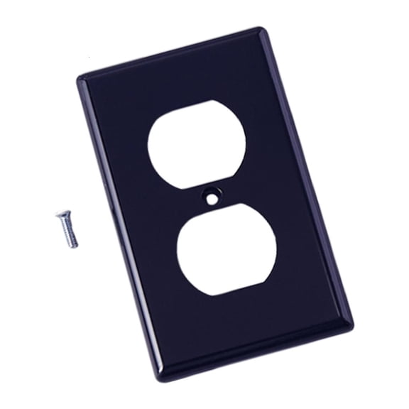 Tibvox Electrical Receptacle Wall Plate Switches Covers Socket Plate Wall Panel Light Switches Socket Cover Easy to Install