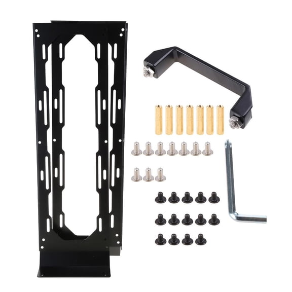 Tibvox External Water Cooling Dock Bracket for ITX Computer for Case Laptop 240 360mm Cooler Radiator Multifunction Stent