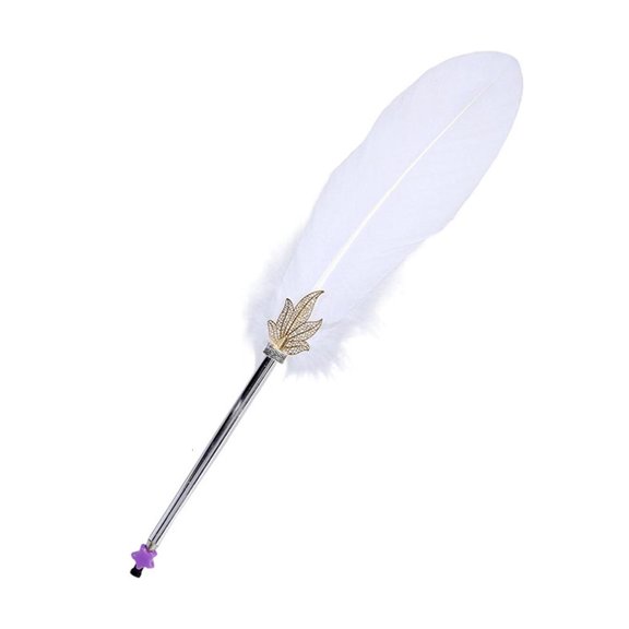 Tibvox Feather Ballpoint Pen for Journaling Multipurpose Ballpoint Pen for Wedding