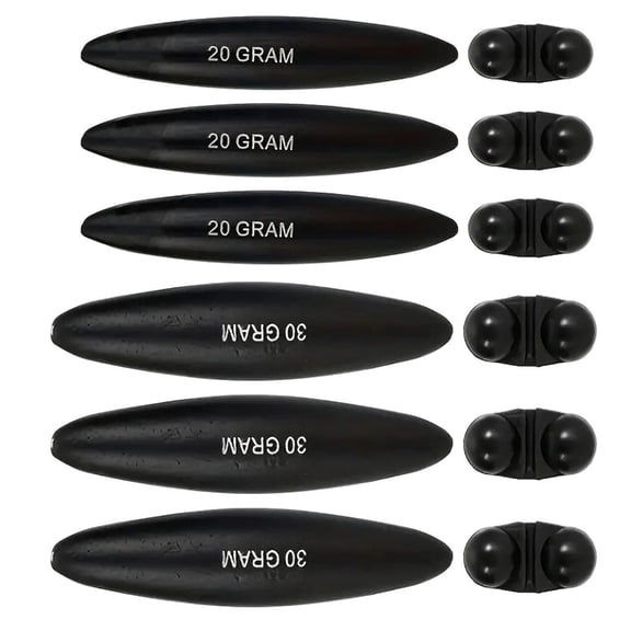 Tibvox Fishing Accessories High Strength 20g 30g EVA Inline Float Weight Beads Bobbers Float with Bells Buoyancy Float