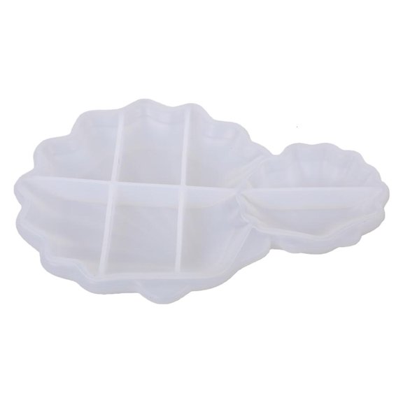 Tibvox Flexible Shell Shape Mold For Resin Projects And Home Crafts Storage Holder