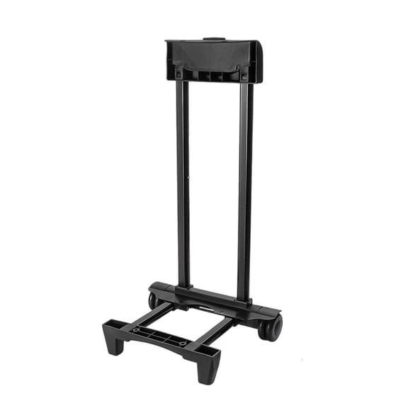 Tibvox Folding Luggage Cart with 2 Wheel Lightweight Plastic Speaker Suitcases Trolley