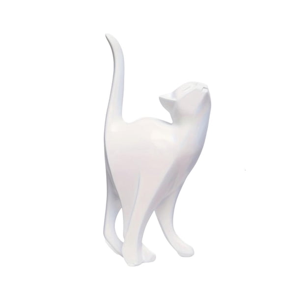 Tibvox Funny Cats Lover Gift Abstract Resins Cats Statue Indoor Decoration Tabletop Ornament for Home Office Accessories Gift