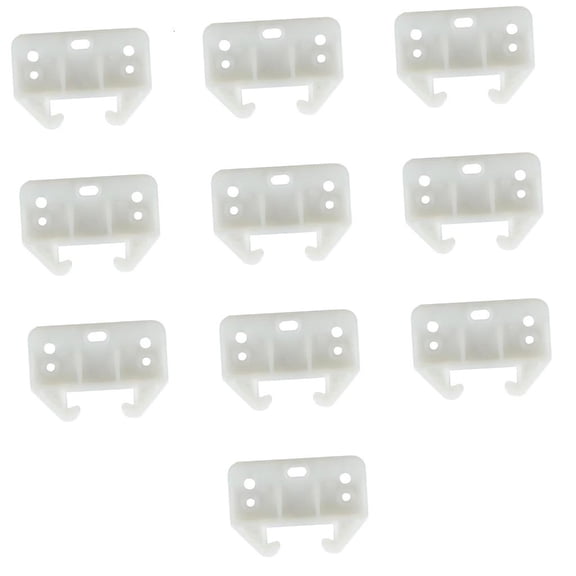 Tibvox Furniture Drawer Track Guides Closet Cabinet Slides Hardware Easy to Use