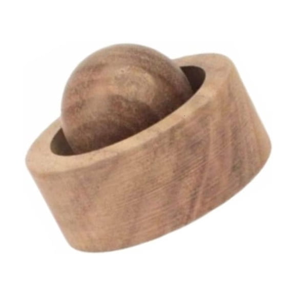 Tibvox Handcrafted Wooden Sphere Essential Oil Diffuser Natural Aromatherapies Decors For Indoor And Car Use Long Lasted Scent