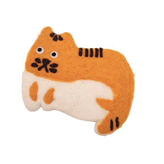 Tibvox Handmade Coaster Set Natural Wool Materials Cute Desk Decors for Beverage Cups