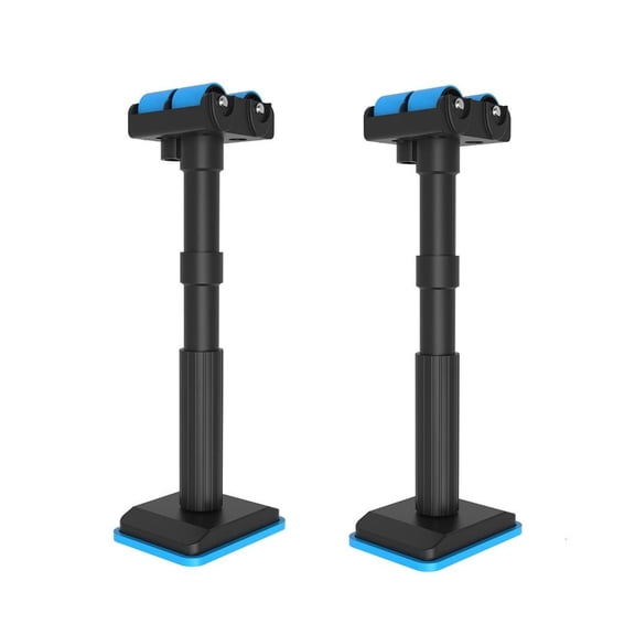 Tibvox Heavy Duty Adjustable Support Bracket with Rollers Supports 400kg Load Telescopic Designs Stand for Cabinet Mounting