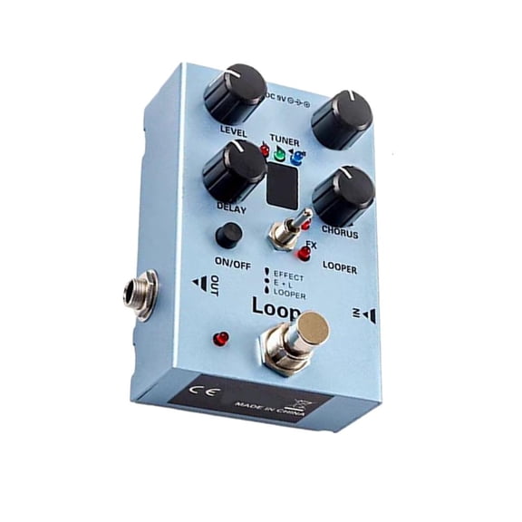 Tibvox High Performances Electric Guitar Multi Effects Processor Multi Effect Electric Guitar Pedal Looper for Live Performances