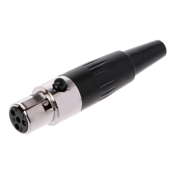 Tibvox High Quality Mini 3PIN/4PIN Female plug Mini Microphone connector