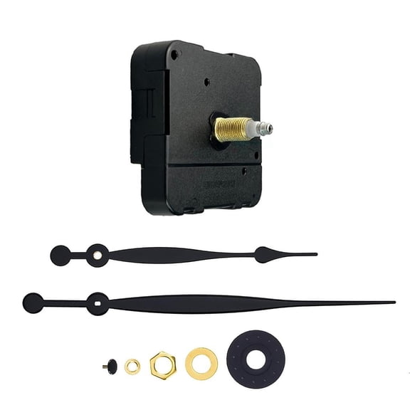 Tibvox High Torque Quartzs Clock Mechanism with Hands for DIY Wall Clock Repair Parts