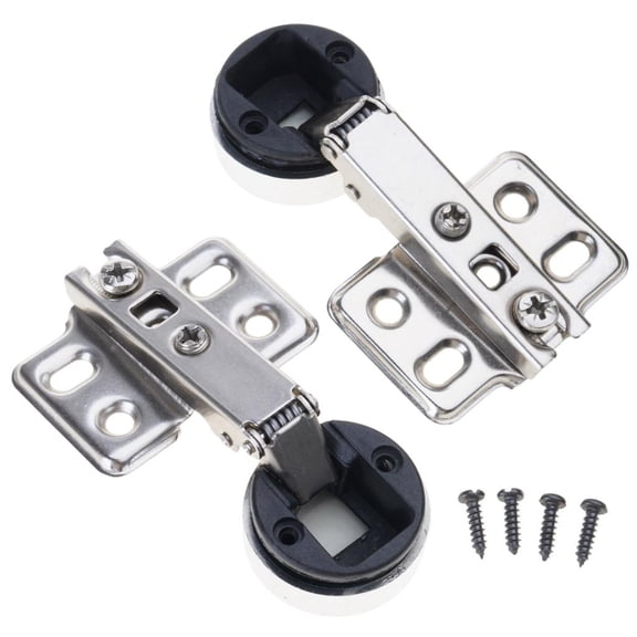 Tibvox Hydraulic Quiet Closing Hinges Glass Cabinet Door Secure Mounting Durability