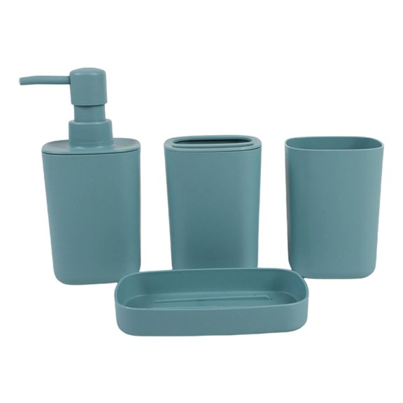 Tibvox Hygienic Bathroom Organizing Plastic Lotion Dispenser Cup Toothbrush Mount