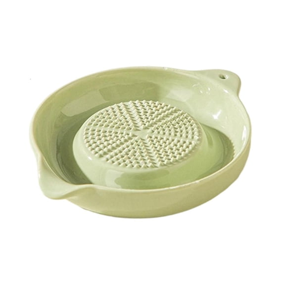 Tibvox Kitchen Gadget Ceramic Grater For Grinding Garlic Gingers And Creating Purees