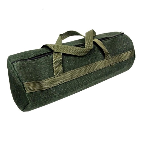 Tibvox Large Capacity Tool Bag Heavy Duty Tool Organizers Canvas Toolkit Organizers Tool Storage Bag for Electrical Plumbing