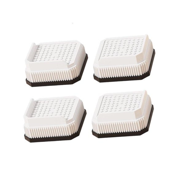 Tibvox Leg Risers for Raising Sofa Bed Table Height Anti Slip Base Easy Installation