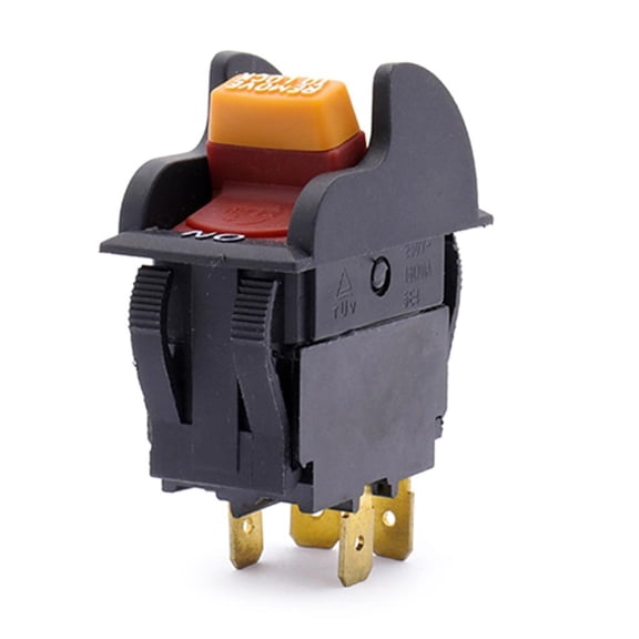 Tibvox Lockable Push Button Switches 4 Pins High Security 125V/250VAC for Industrial