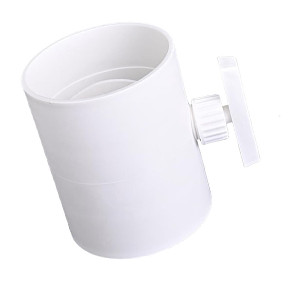 Tibvox Manual Plastic Airflows Control Valves with Adjustable Handle for Ventilation Duct