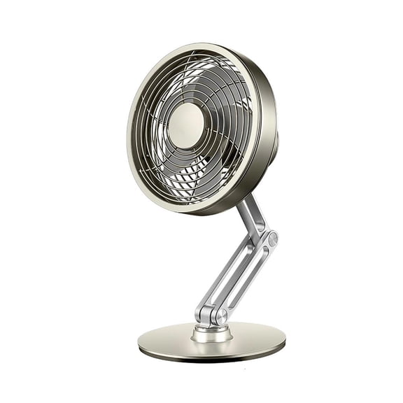 Tibvox Metal Fan Noiseless 5.6" USB Desk Fan Powerful USB Desktop Fan 360°Rotatable