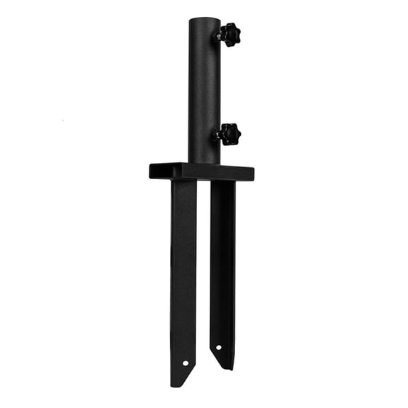 Tibvox Metal Flag Poles Holder Ground Stake with Double Knob Fixing Design Suitable for Home Commercial Displays Outdoor Event