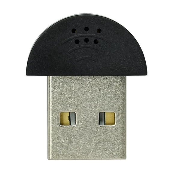 Tibvox Mini USB Microphone for Laptop/Desktop Voice Recognition Software Driver-free