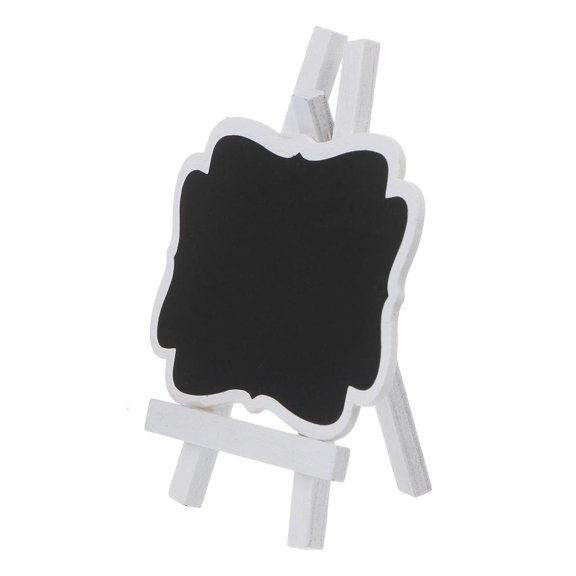 Tibvox Mini Wooden Chalkboard Blackboard Frame Message Table Number Wedding Party Decor