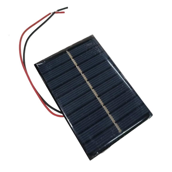 Tibvox Miniature Solar Panel with Long Cable Waterproof Solar for Small Solar Systems