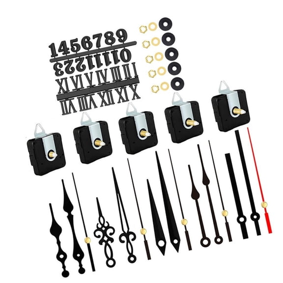 Tibvox Minimalists Quiet Quartzs Clock Movement Kits for Professional and Hobbyist Use