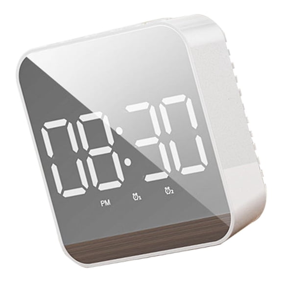 Tibvox Minimalists Voice Activated LED Digital Alarm Clock for Student and Professional