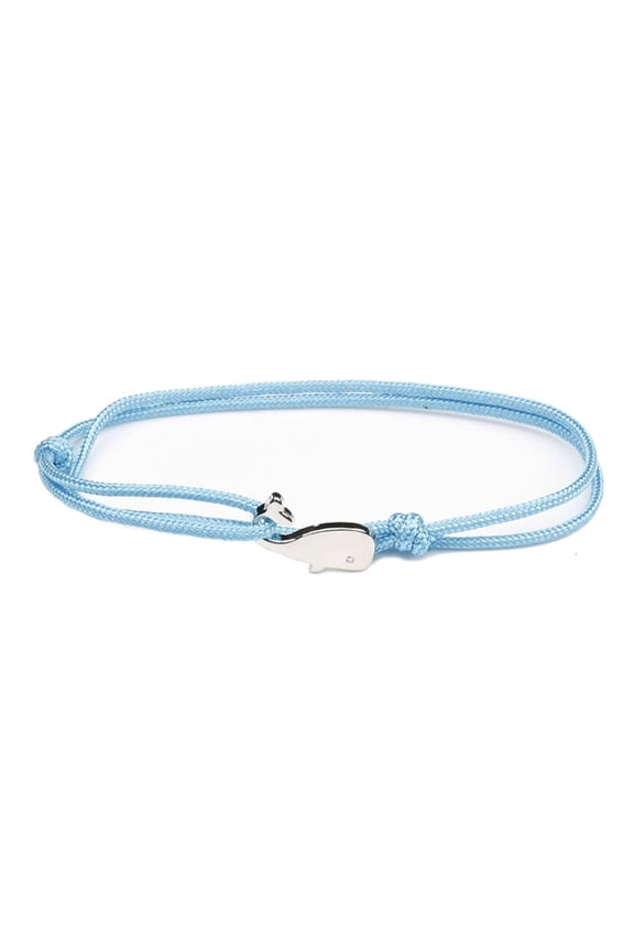 Tibvox Multicolor Bracelets Cute Little Whale Mother-Child Adjustable Woven Hand Rope