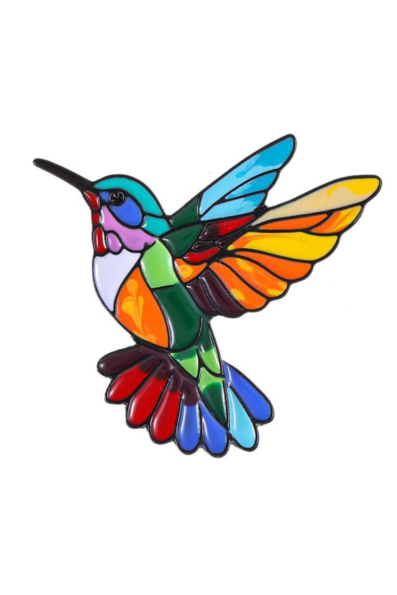 Tibvox Multiple Use Convertible Hummingbird Brooch Accessory for As Brooch Collar Fix