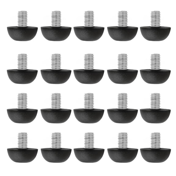 Tibvox Multipurpose Adjustable Chair Leg Levelers 20 Pack M8Threaded Furniture Feet Height Stabilizing Screw Designs
