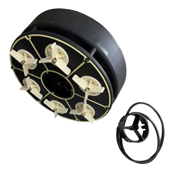 Tibvox Multipurpose Efficient 4 Port Gear Module for Paramounted In Floor Cleaning Systems Water Valves Replacement Part