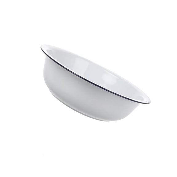 Tibvox Multipurpose Enamel Kitchen Bowl Mixing Serving Storage Space Saving Enamelware