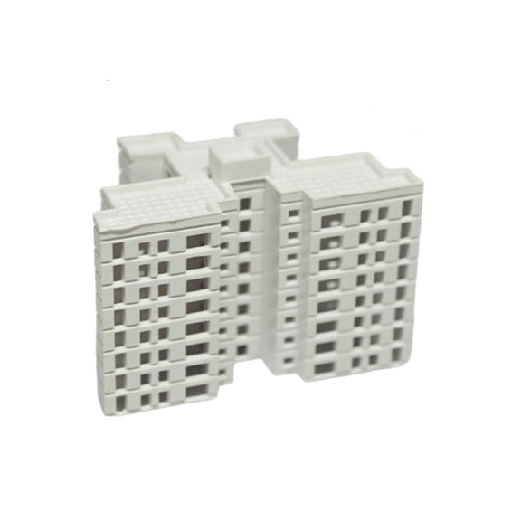 Tibvox N Scale 1:500 Apartment Building Assembling Model Sand Table Building Model