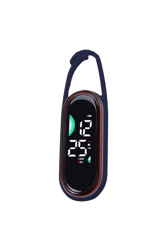 Tibvox Night Light Keyring Touch Digital Watch for Children Kids Students Keychain Pocket Watch Led Electronic Hanging Watch