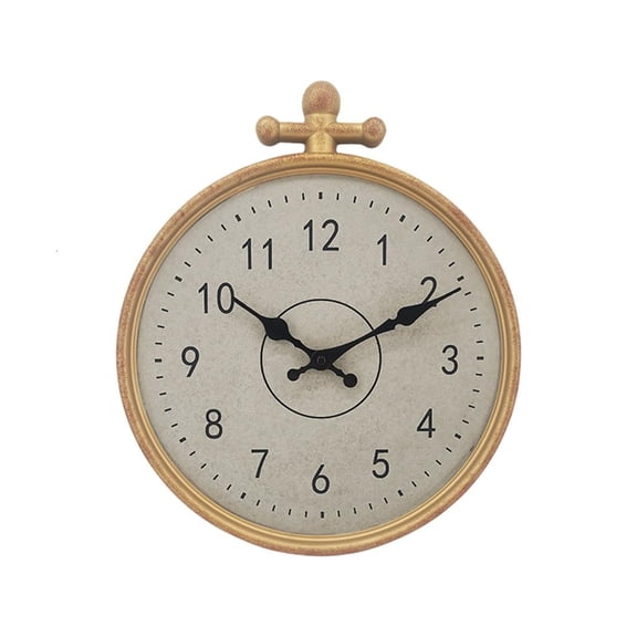 Tibvox NonTicking Battery Operated Wall Clock for Outdoor Space Timepieces Clock