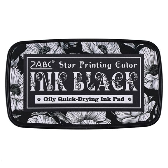 Tibvox Oil Based Ink Pad Washable Craft Ink Pad Stamp Pad Assorted Color for Journaling
