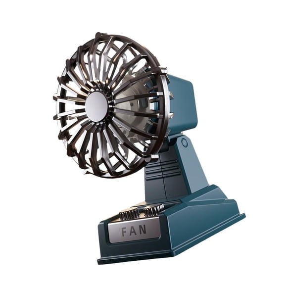 Tibvox Old Fashioned Small Fan with Powerful Motor and Small Size Powerful Table Fan Plastic Texture Perfect for Study Room