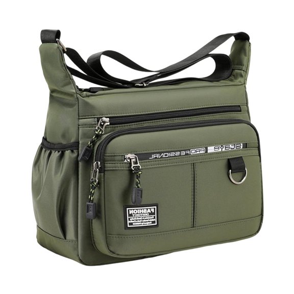 Tibvox Oxford Fabric Shoulder Bag With Multiple Compartments For Daily Commuting Hiking