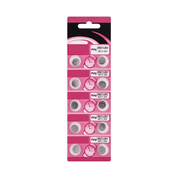Tibvox Pack Of 10/20 AG7 LR927 Alkaline Button Cell Perfect For Travel And Everyday Use