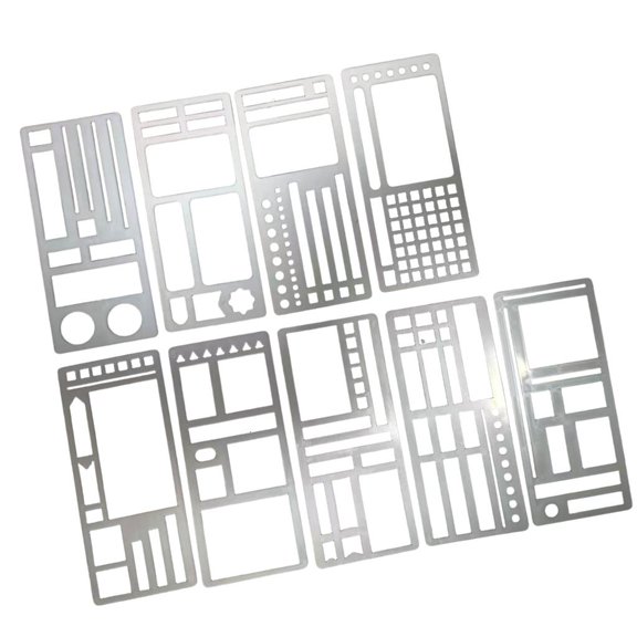 Tibvox Pack Of 9 Handmade Planner Templates For Daily Scheduling To Do Lists And Note Taking