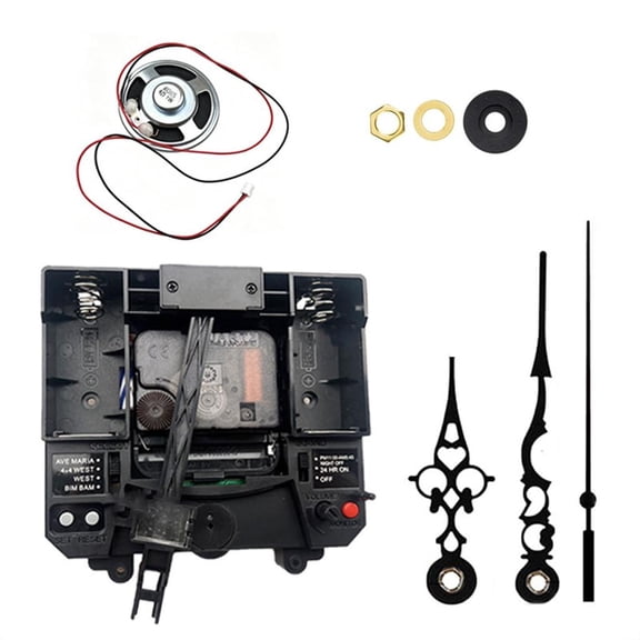 Tibvox Pendulum Clock Movement with Music Box Mechanism Clock Repair For Swinging Wall Clock Movement Home Decoration