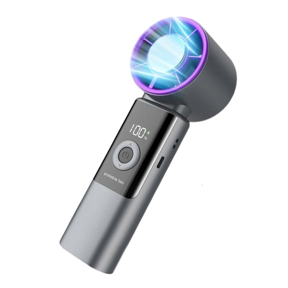 Tibvox Portable Handheld Turbos Fan High Speed Handheld Fan with Digital Display