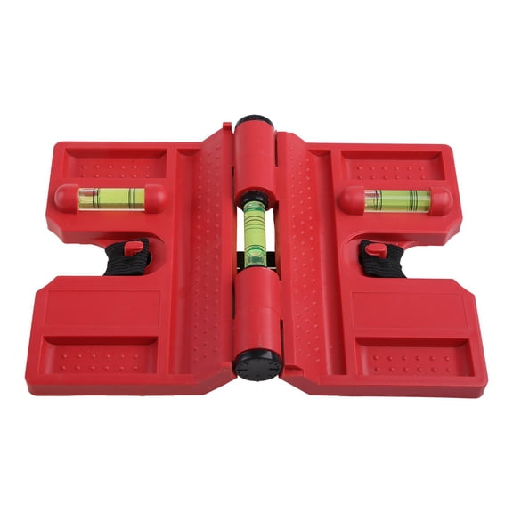 Tibvox Portable Magnetic Post Level Tool 2 Folds for Storage Magnetic Inclinometer