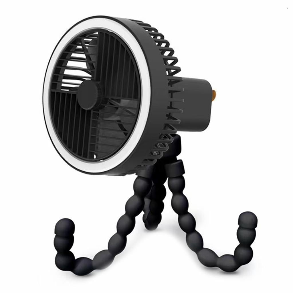 Tibvox Portable Stroller Fan Battery Operated Fan With Flexible Tripod Personal Handheld Fans Fix on Stroller Bed Bike Crib Car