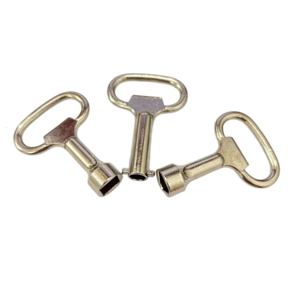 Tibvox Portable Utility Water Meter Key Set, 3 Piece Meter Wrench for Service Tasks