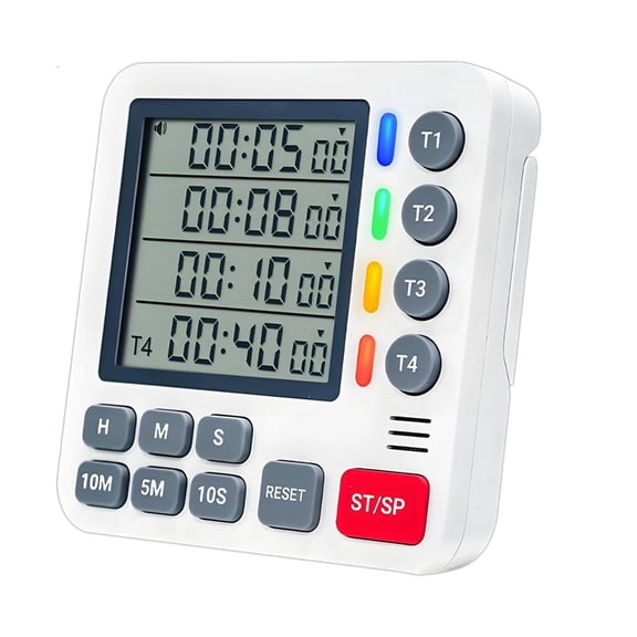 Tibvox Professional Quads Channel Timers For Simultaneous Timing In Various Activity