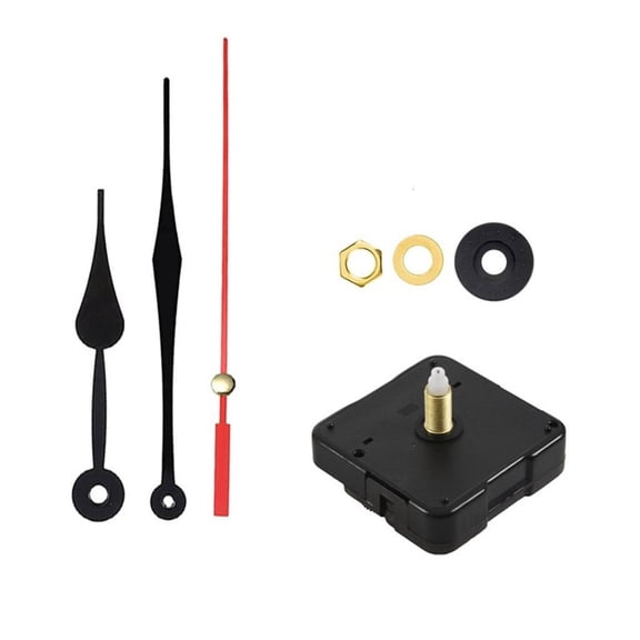 Tibvox Quartz Clock Movement Mechanisms Kit 0.35In Maximum Dial Thickness for DIY Clock
